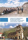 EVALUACIÓN DE LA CALIDAD DEL AGUA Y SUELO EN DISTRITO SAN MATEO
