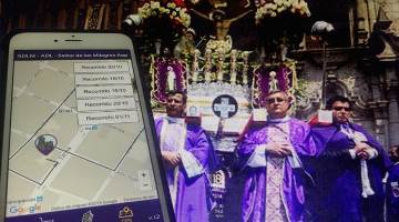 Aplicación para seguir al Seóor de los Milagros