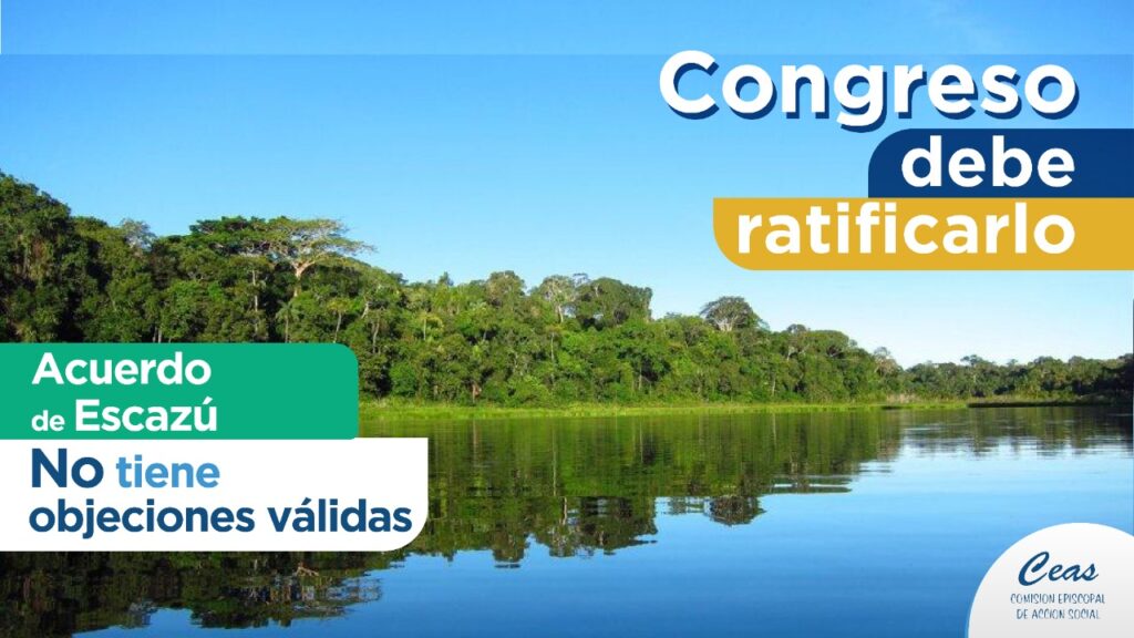 BASTA DE MENTIRAS, RATIFIQUEMOS EL ACUERDO DE ESCAZÚ