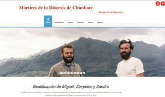 Web dedicada a la beatificación de mórtires de la Diócesis de Chimbote