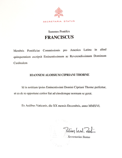 Carta de Mons. Guillermo Elías presentando el Plan de acción ante la crisis por la pandemia