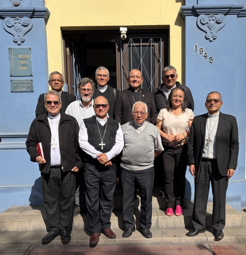Directorio de  Obispos de la Comisión Episcopal de Acción Social (CEAS)  se reúnen para analizar la realidad del país en el marco de la llegada del Papa León XIV al Perú y el rol de CEAS.